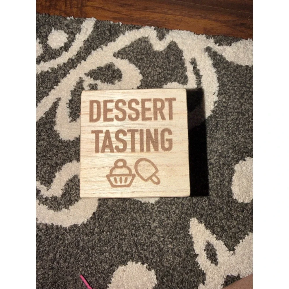 Family Activity Decision‎ Dice Wooden Blocks Game Night Movie Night Camp Out